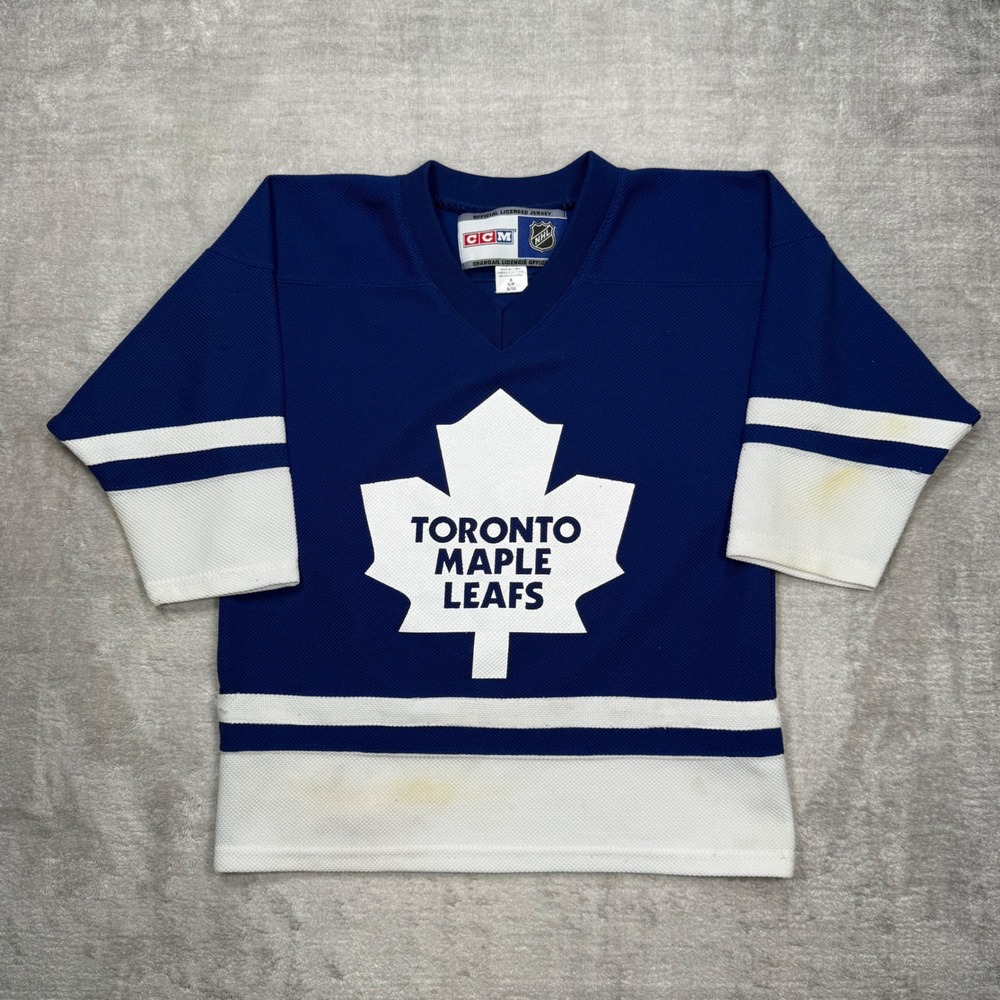 Toronto Maple Leafs Jersey Youth Small 8 Blue NHL Fan Gear CCM Hockey